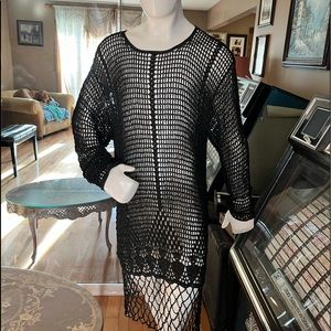 Solid Women Crochet Knitted Bathing Suit Cover Up